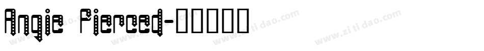 Angie Pierced字体转换